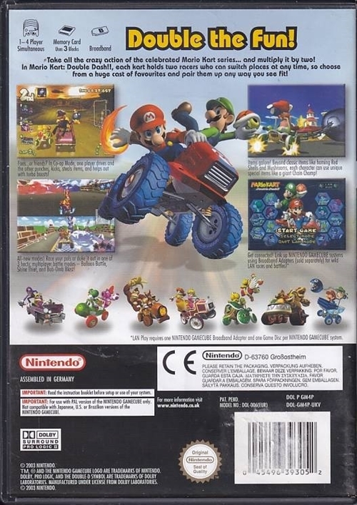 Mario Kart Double Dash - Nintendo GameCube (B Grade) (Genbrug)